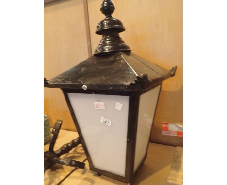 Modern reproduction all mounted gas lamp top
