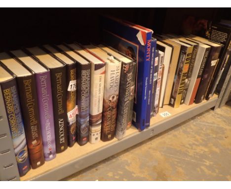 Shelf of mainly Military related books