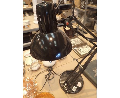 Anglepoise style long reach lamp