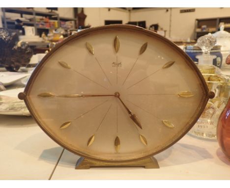 German Keinzle brass 1970s clock