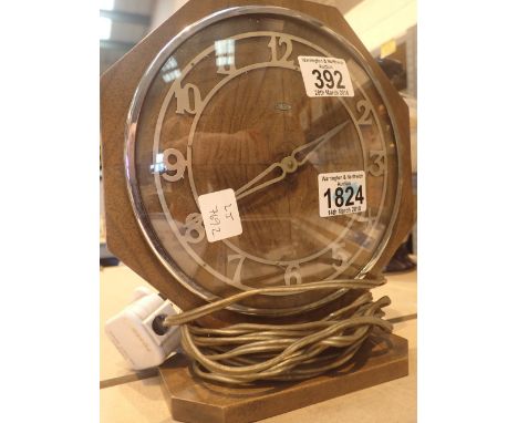 Vintage metamec electric mantel clock