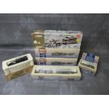 THREE BOXED LIMITED EDITION 1:50 SCALE DIAMOND T 980 TANK TRANSPORTERS BRITISH ARMY 1942 /43