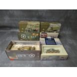 SIX BOXED CORGI MILITARY VEHICLES, all 1:50 scale, to inlcude 2 x CC51005 Sherman M4A2 French