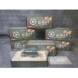 SIX BOXED CORGI D DAY BEDFORD LORRIES, 3rd Infantry Division, Brisith Army, Sword Beach, 1:50 scale,