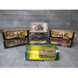TWO BOXED CORGI CC51014 M4 SHERMAN TANKS, Pacific Theatre, 1:50 scale, together with five boxed