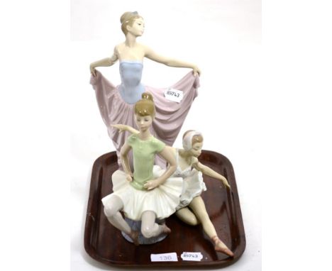 Three Lladro groups of dancing figures 