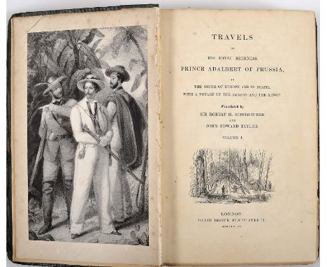 ADALBERT, Príncipe da Prússia.- Travels of His Royal Highness Prince Adalbert of Prussia, in the South of Europe and in Brazi