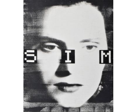 LEONEL MOURA - NASC. 1948, Untitled (A #1), silkscreen on canvas, signed and dated 1988 on the back. Notes: label from Galeri