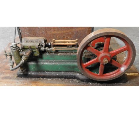 STUART STATIC STEAM ENGINE WITH BOILER 9" LONG ENGINE