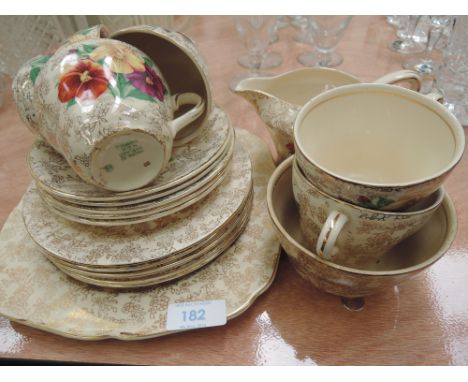 A part tea service by H&K Tunstall