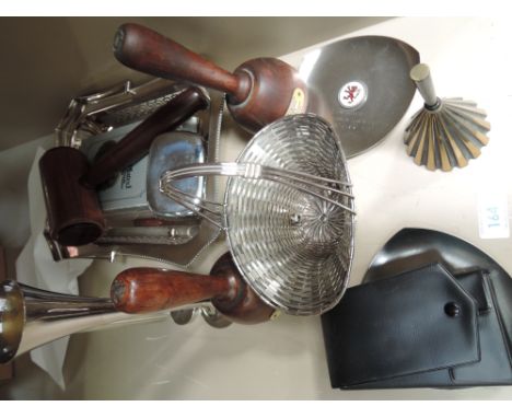 A selection of plated ware and presentation item including gaval