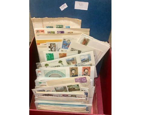 Collection of First Day Covers in album and box with south Africa, SWA and Homelands plus selection of Great Britain.   (B.P.