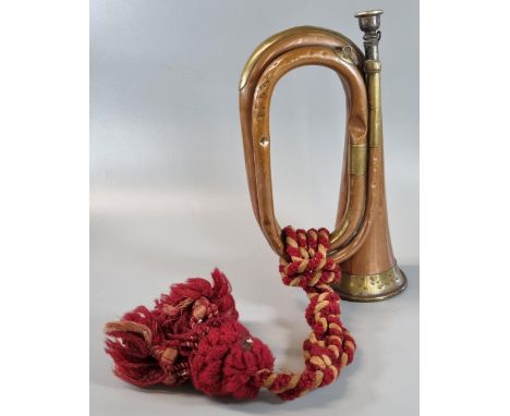 Vintage copper and brass bugle.  (B.P. 21% + VAT) 