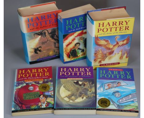 Rowling, J K, various first edition volumes in original dustjackets, published by Bloomsbury to include: 'Harry Potter and th