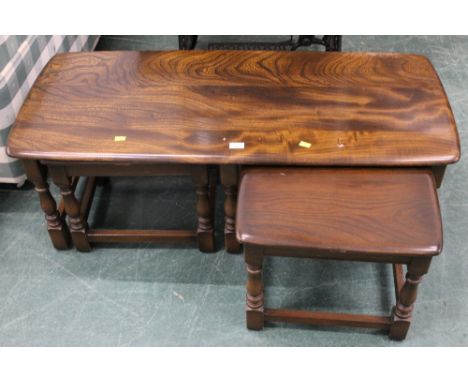 Ercol nest of three tables