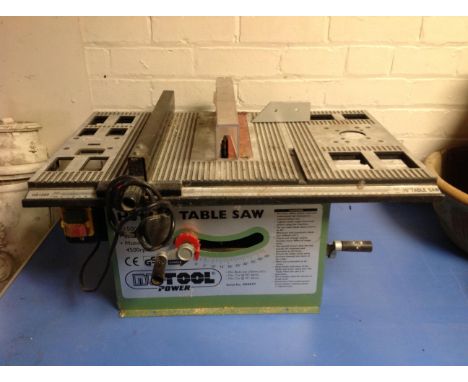 A Nu-Tool HS1500 table saw.