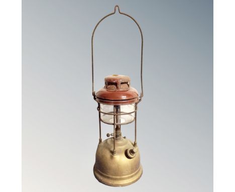 A vintage Tilley lamp.