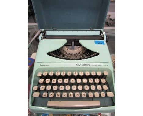 A Remington cased typewriter 