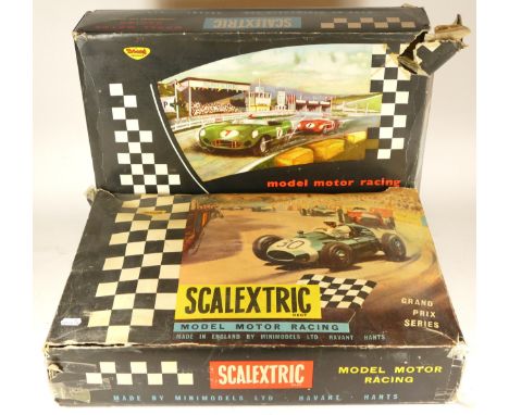 Scalextric racing car sets by Tri-ang, to include model GP.33 and CM.33, boxed. (2) 