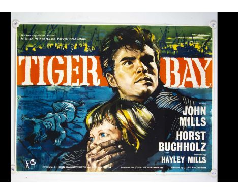 Tiger Bay (1959) Quad Poster, UK Quad poster for this Hayley and John Mills films - rolled with light fold marks and in Excel