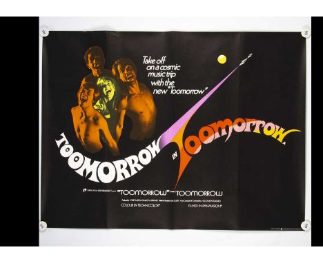 Toomorrow (1970) Quad Poster, UK Quad poster for this Psychedelic Sci-fi Musical starring Olivia Newton John - rolled with li