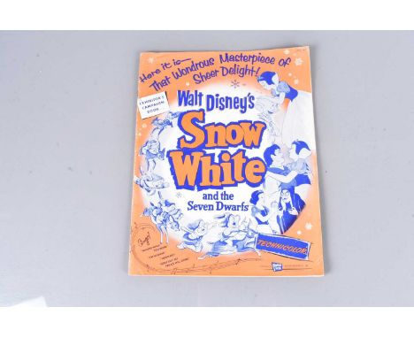 Snow White and the Seven Dwarfs (1950s) Campaign Book, Advertising / Campaign Book for the Disney Classic - 28 Pages - measur