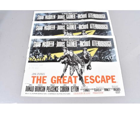 The Great Escape Exhibitor's Campaign Books, three copies of the UK Exhibitor's Campaign Book for The Great Escape - all have