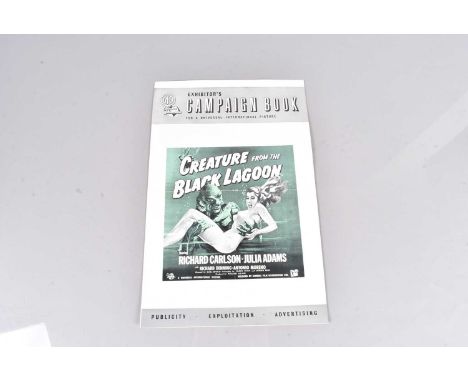 Creature From The Black Lagoon Campaign Book / Pressbook, UK Campaign Book for this Horror Film - by Rank Organisation Public