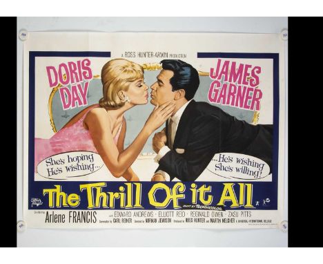The Thrill Of It All (1963) UK Quad poster, UK Quad Poster for the comedy starring Doris Day and James Garner - rolled with l