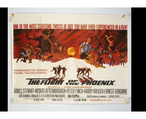 The Flight Of The Phoenix (1965) Quad poster, UK Quad Poster for this Adventure Movie starring Richard Attenborough and James