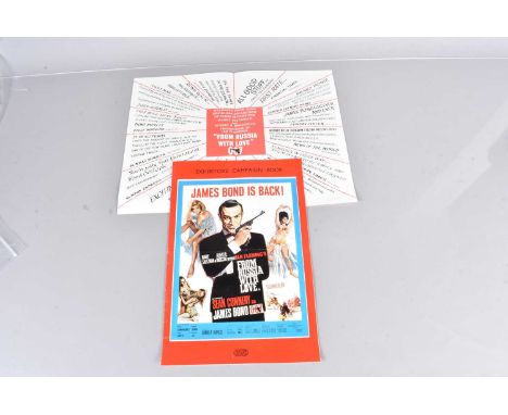 James Bond / From Russia With Love Exhibitor's Campaign Book, Exhibitor's Campaign Book for the Bond Classic - 14 Pages with 
