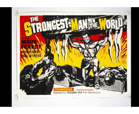 The Strongest Man In The World (1960) Quad Poster, UK Quad poster for this little remembered historical epic starring Mark Fo
