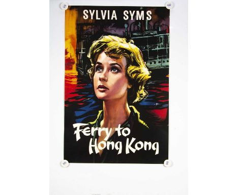 Ferry To Hong Kong (1959) / Bysouth Film Posters, three different double crown posters with Brian Bysouth art featuring Orson