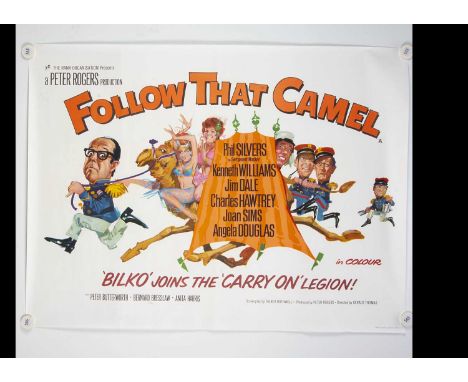 Follow That Camel (1967) Quad Poster, UK Quad cinema poster for this Comedy from the Carry On Team starring Phil Silvers, Ken