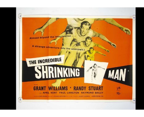 The Incredible Shrinking Man (1957) Quad Poster, UK Quad poster for this Jack Arnold directed Sci-Fi film starring Grant Will