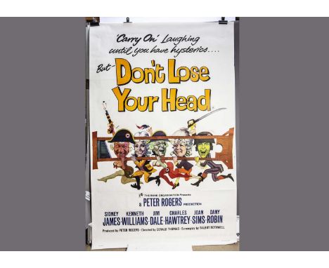 Carry On Don't Lose Your Head (1966) Bus Stop Poster, Large Billboard Style poster for this classic Carry On film starring Jo