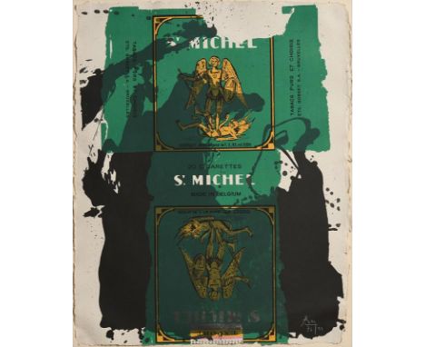 Robert Motherwell (1915-1991) American St. Michel III (1979) lithograph & screenprint - number 76 from an edition of 99 signe