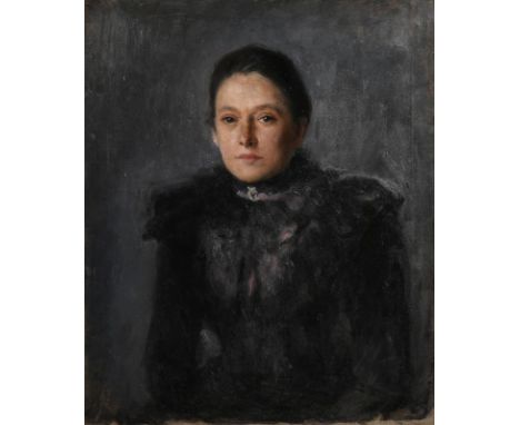 John Butler Yeats RHA (1839-1922) Portrait of a Young Lady oil on canvas 61 x 51cm (24.02 x 20.08in) Yeats Family Collection;