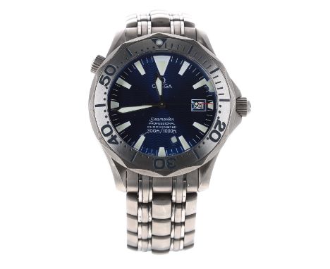 Omega Seamaster Professional Chronometer 300m titanium automatic gentleman's bracelet watch, ref. 168.1623 368.1623, circa 19