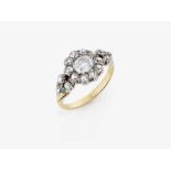 Ring mit Diamanten - Wohl Frankreich, um 1880