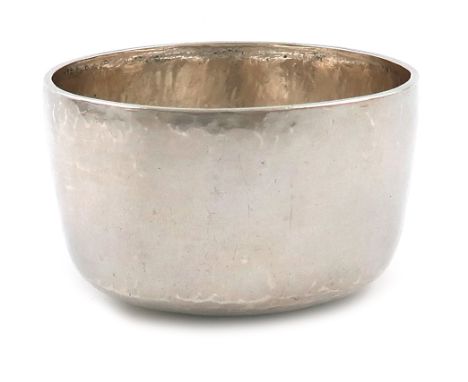 A Queen Anne provincial silver tumbler cup, maker's mark script MA conjoined attributed to one of the Mangy family, York 1707