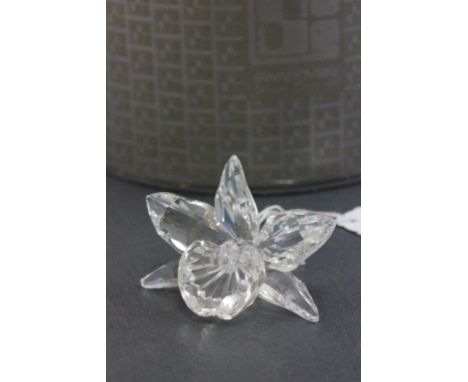 Boxed Swarovski Silver Crystal Ultra Light Pink ref 74780000003 retired
