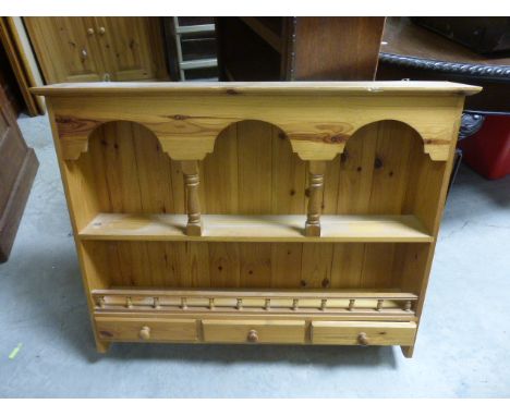 Pine Hanging Dresser Top / Shelf 