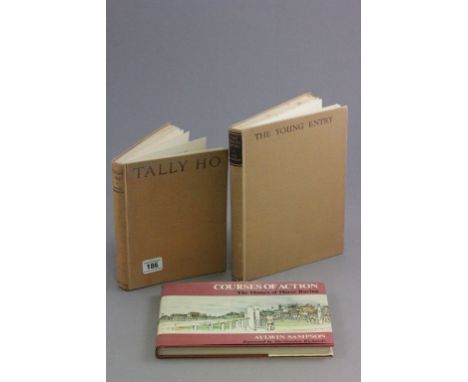 Three Books - The Young Entry (Hunting Book) dated 1939, Tally Ho with illustrations by Lionel Edwards Courses of Action The 