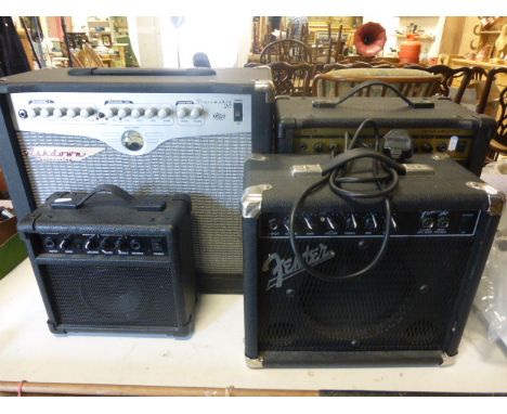 Four Amps - Ashdown engineerinf Peacemaker 20, Stagg GA-20R, Fender Frontman and B B Blaster