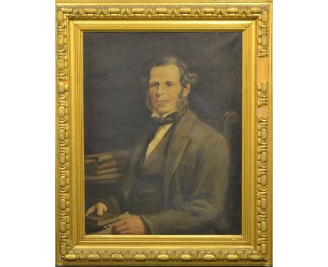 Irish School (19th century)Portrait of a Gentlemanindistinctly signed and dated to verso, Dublin/Cork depository label, oil o