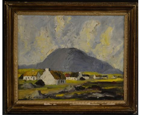 K C MckeownIrish Cottagessigned, oil on board, 28cm x 35cm
