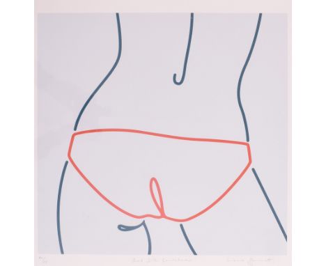 (ARR) Lucie Bennett (B. 1972)
Red Silk Knickers, 2012
Screenprint on Somerset satin paper
Limited edition number 40/75
Mounte