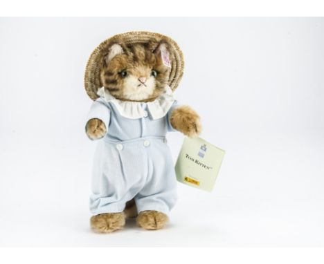 A Steiff Limited Edition Beatrix Potter Tom Kitten, 302 of 1500, in original box with tag certificate, 2005