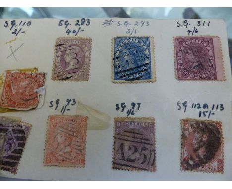 A STAMP ALBUM OF VARIOUS WORLD STAMPS, MAINLY LATE 19th.C. TOGETHER WITH A SMALL BOOKLET OF SIMILAR STAMPS.